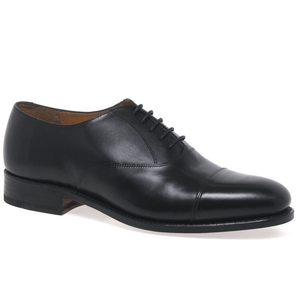 Men's Luton Mens Formal Lace Up Oxford Shoes - Black - Size: 46/Regular/6