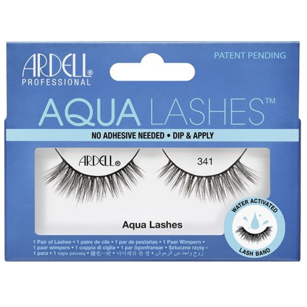 Ardell Aqua False Strip Eyelashes - No Adhesive Needed (341) (63402)