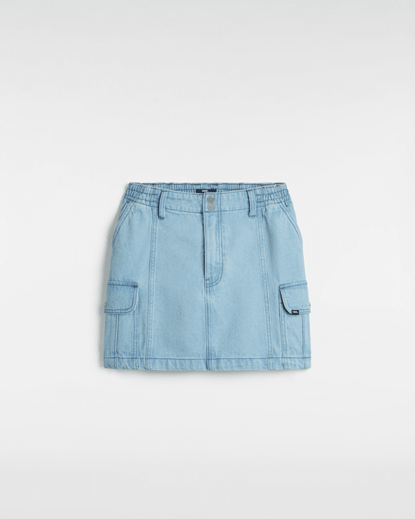 Vans - Sidewalk Denim Skirt, Woman, Blue, Size: L