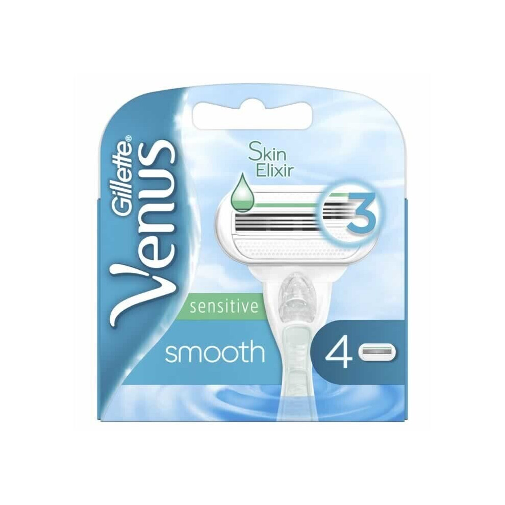 Gillette Venus Smooth Sensitive Cargador 4 Uds
