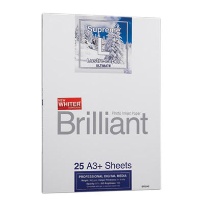 Brilliant Supreme Lustre Paper A3+ x 25 Sheets