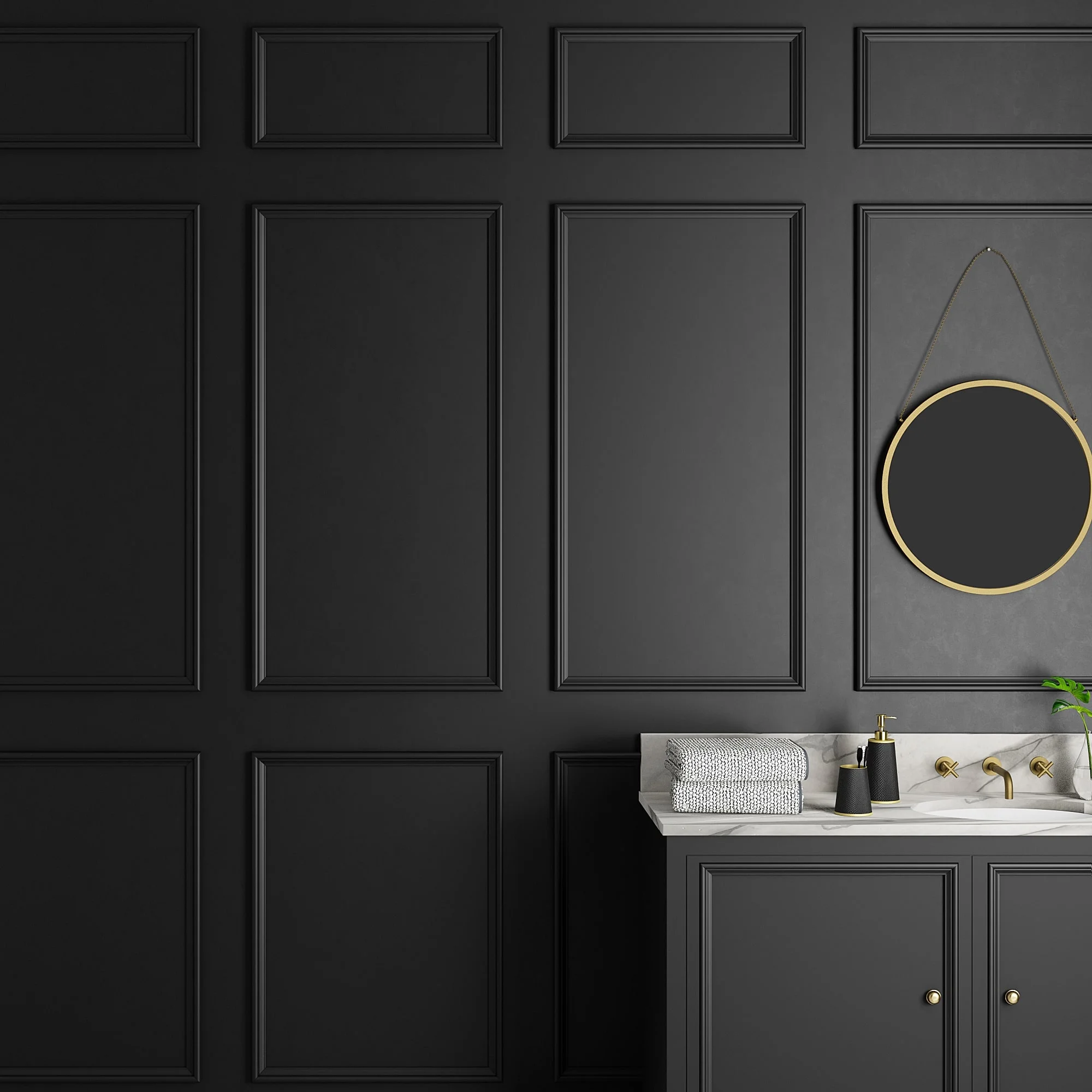 Dunelm Black Matt Emulsion Paint Black Paint
