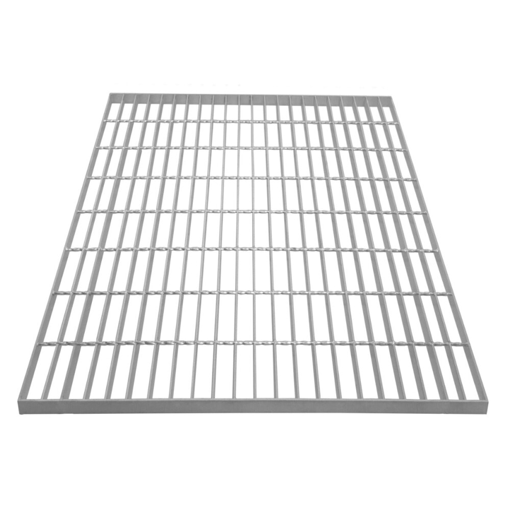 MONSTER SHOP Galvanised Grating Mesh Panels - Silver / 80cm