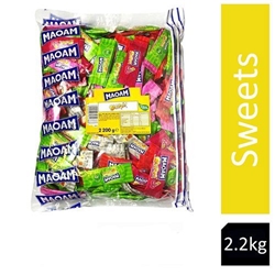 Maoam Mini Stripes 2.2kg Bag Chewy Wrapped Sweets