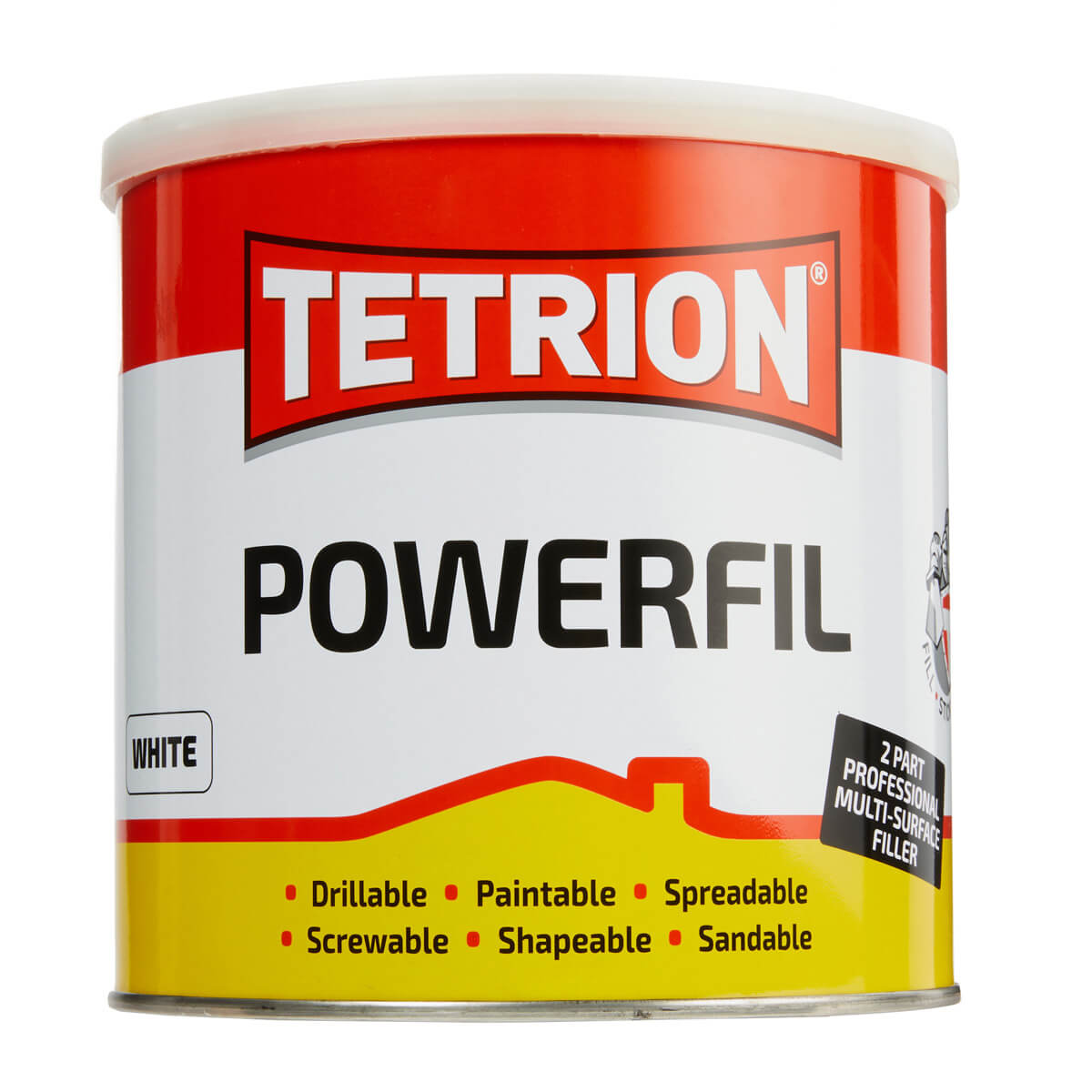 Tetrion Fillers Powerfil 2-part Filler White 2kg Tettpw200