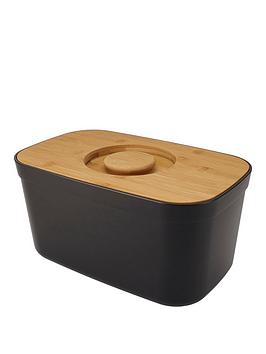 Joseph Joseph Bread Bin with Bamboo Wood Cutting Board Lid
