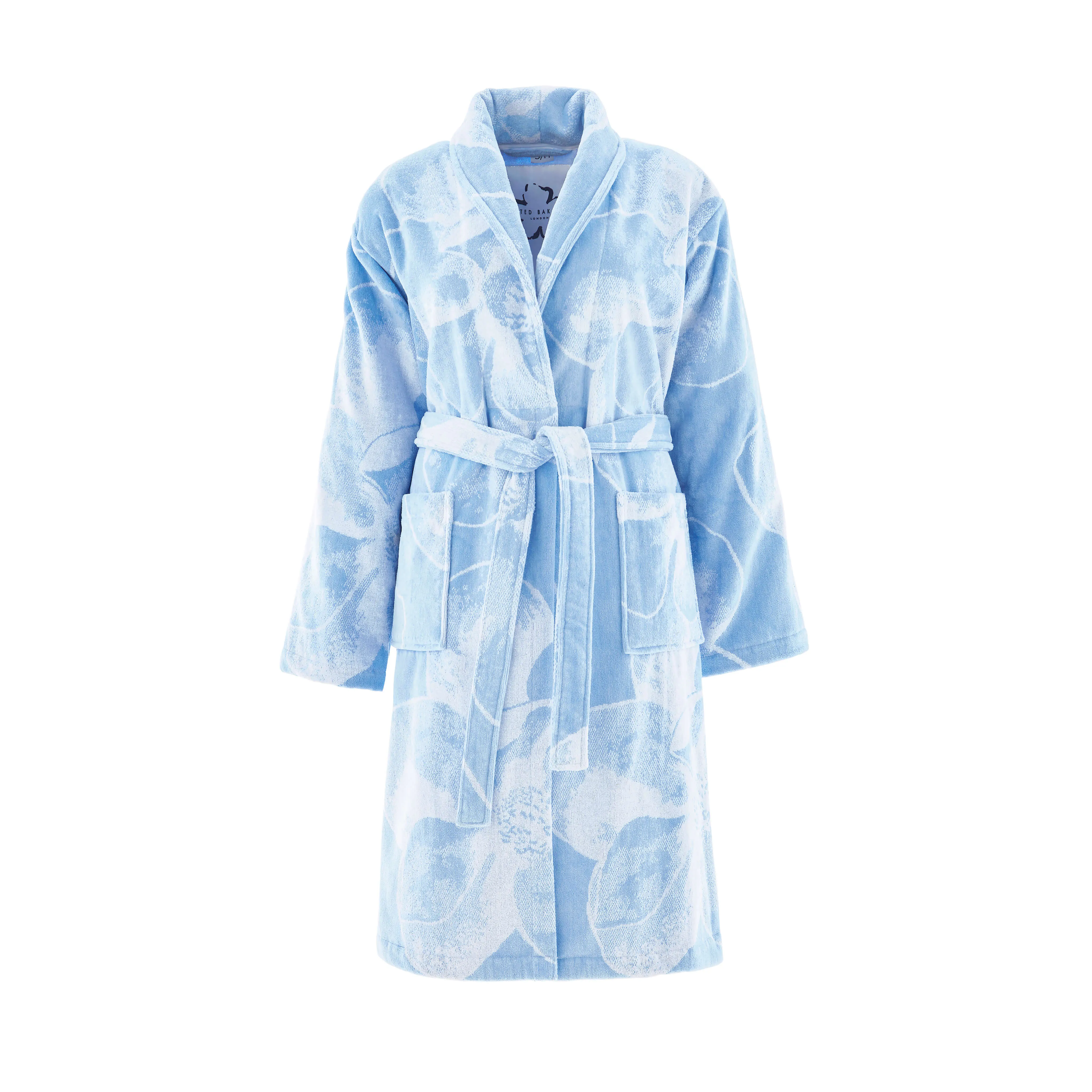 Ted Baker Photo Magnolia Robe - Small/Medium, Blue