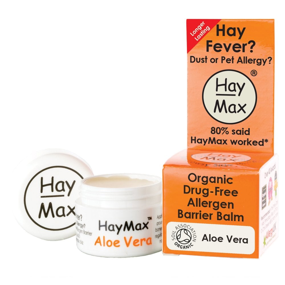 HayMax Organic Drug-Free Pollen Barrier Balm Aloe Vera 5ml