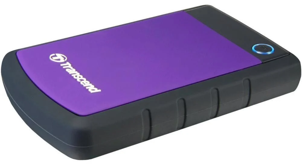 Transcend StoreJet 2TB Mobile External Hard Drive in Purple