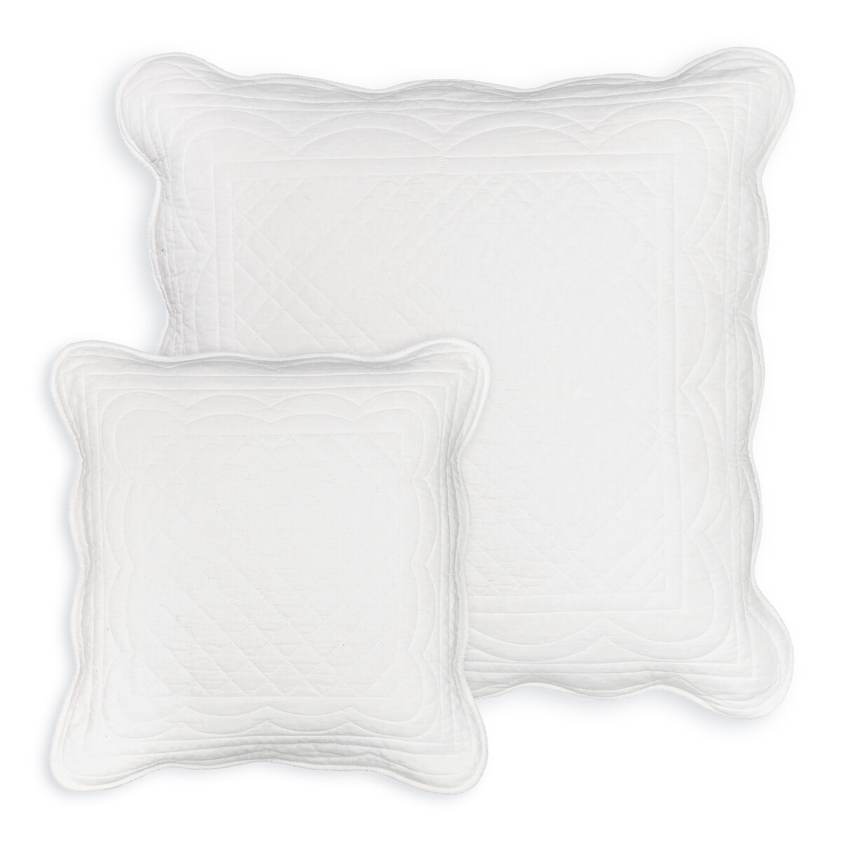 La Redoute Interieurs Scenario Quilted Cotton Cushion Cover by La Redoute