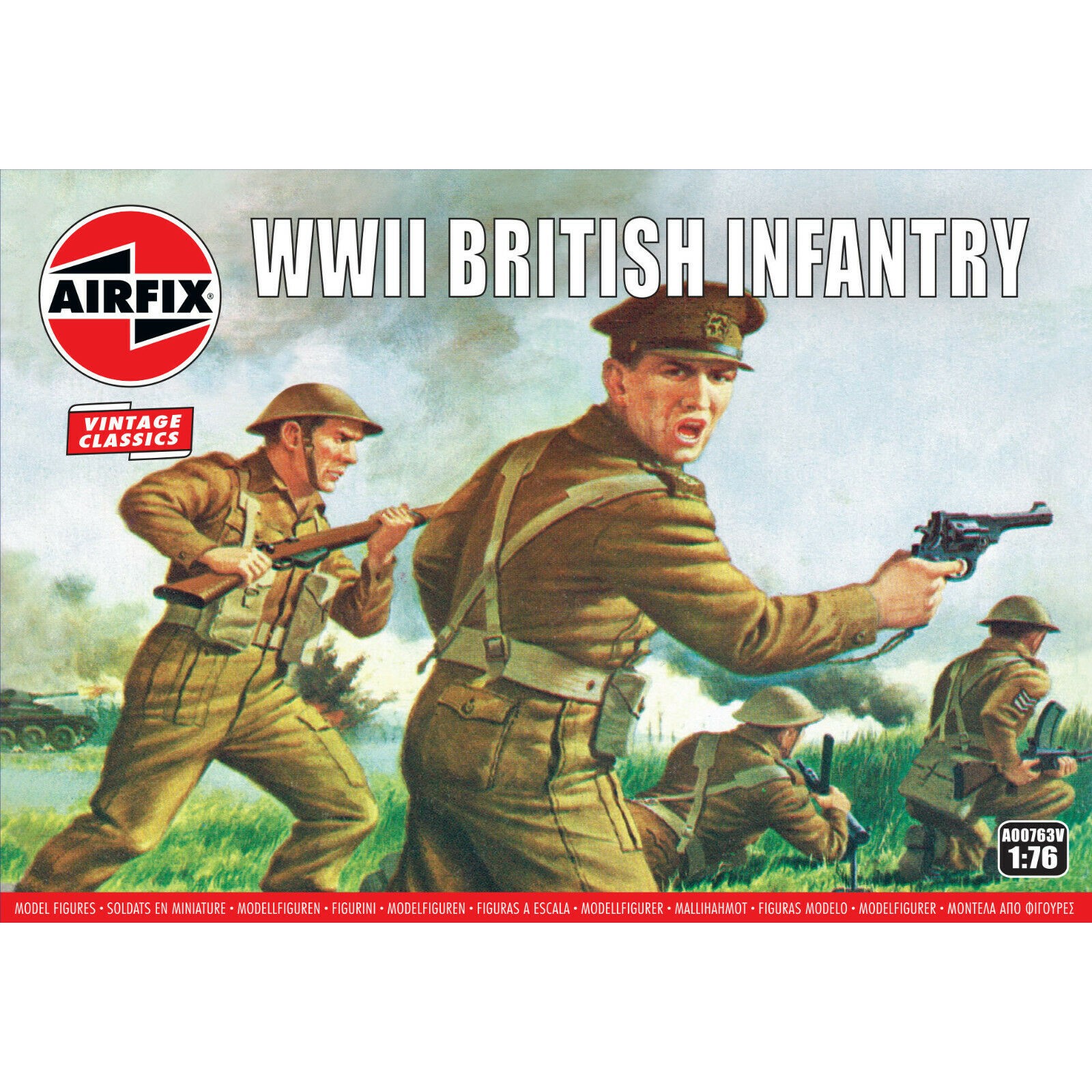 Airfix WWII British Infantry N. Europe - Scale Model Kit