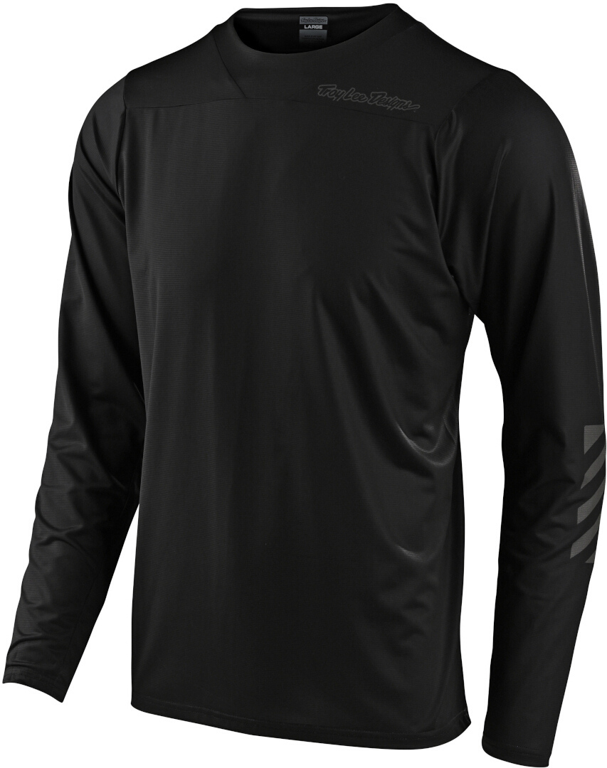 Troy Lee Designs Skyline Solid Bicycle Jersey, black, Size 2XL, black, Size 2XL