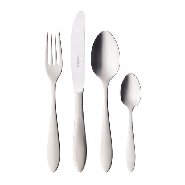 Villeroy & Boch 'Arthur' Brushed 24 Piece Cutlery Set|silver