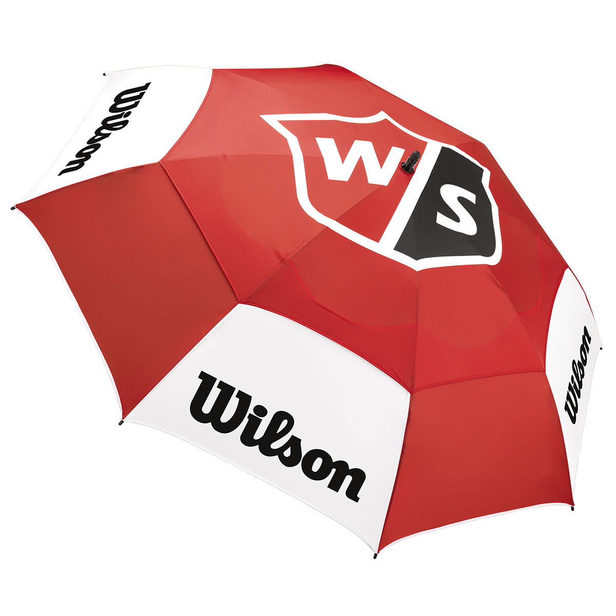 Wilson Staff Tour Umbrella, Male, White/red, 68"  | Online Golf