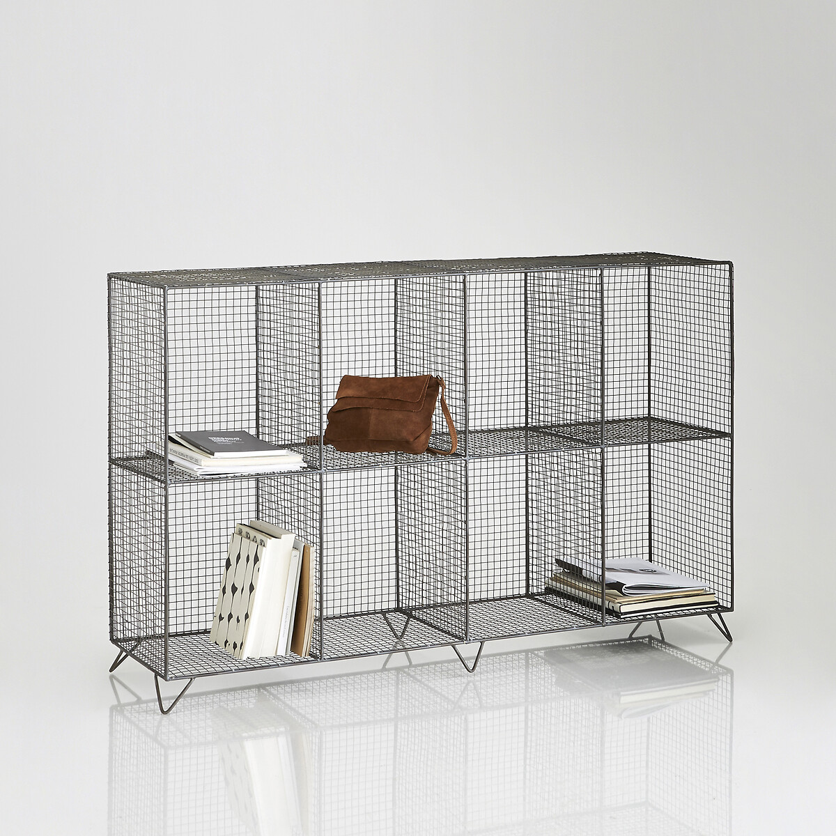 La Redoute Collection Areglo Metal Shelving Unit with 8 Compartments by La Redoute
