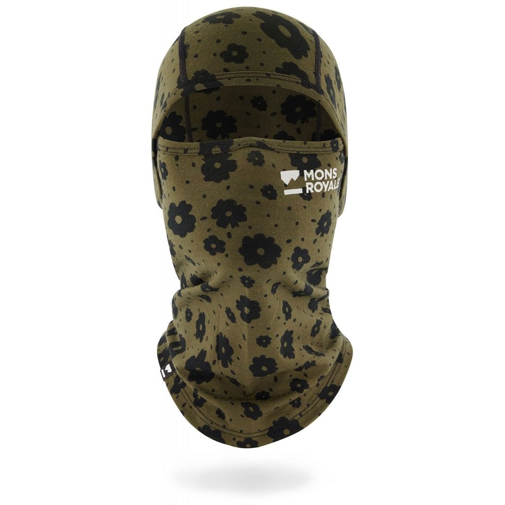 Mons Royale St.Rosa MF 200 Balaclava Print / Aoraki Lily / S/M