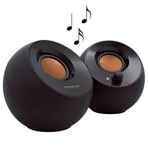 Creative Pebble 2.0 PC Speakers - Black, Black