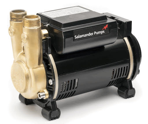 SALAMANDER PUMPS Salamander Ctforce30ps Shower Pump 3.0 Bar Single Impeller Positive Head
