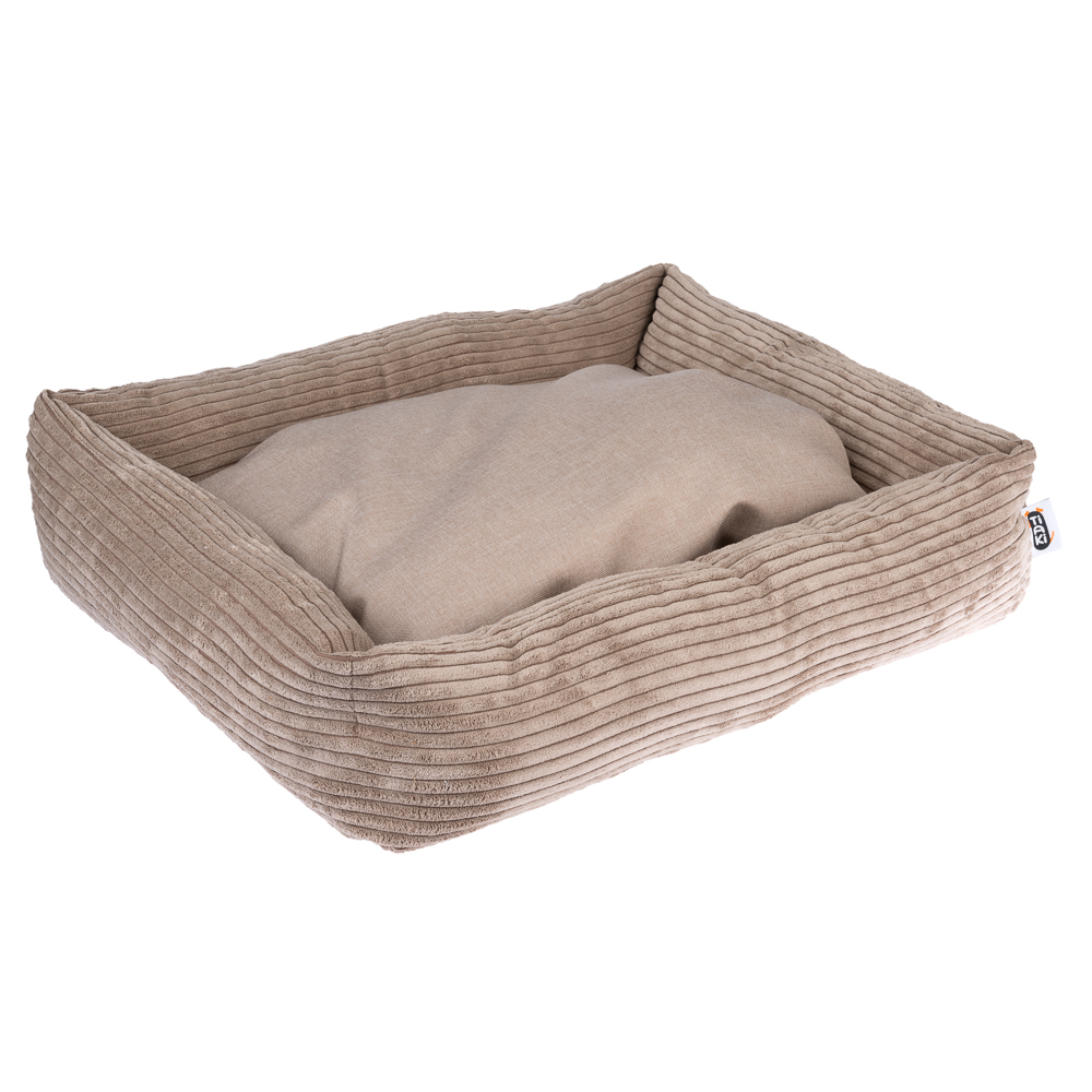 Tiaki Lincoln Cord Dog Bed - 77 X 66 X 15 Cm (l X W X H)