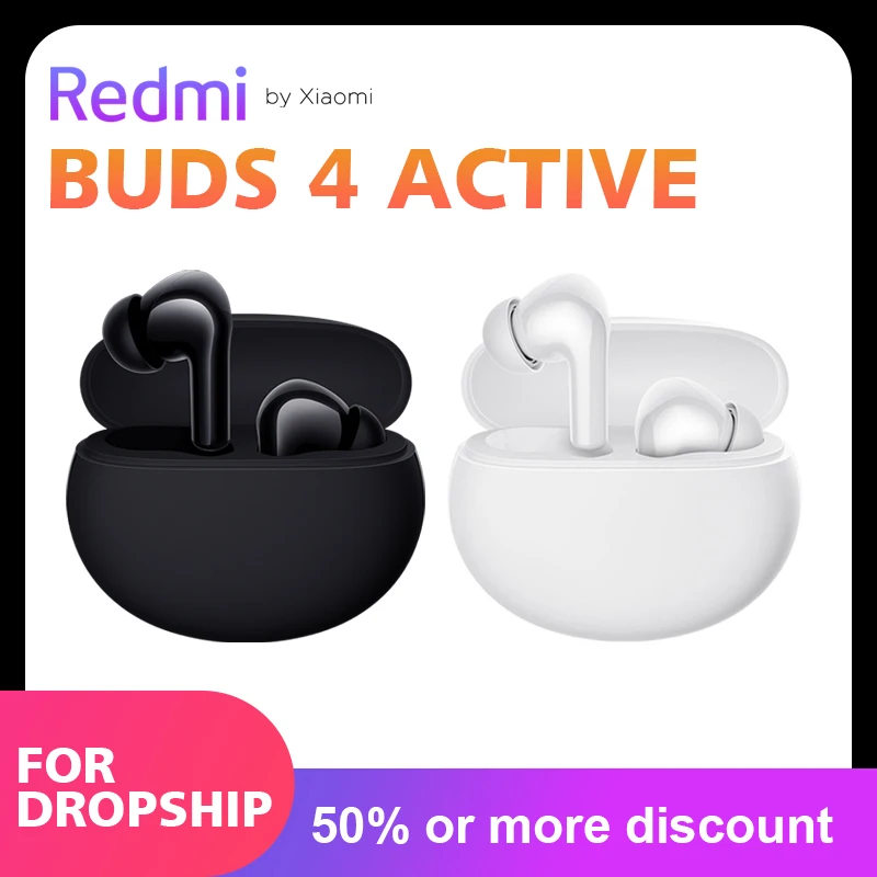 Xiaomi Redmi Buds 4 Active Bluetooth Headsets Ture Wireless Earphones Good Sound Bass In-Ear Earbuds