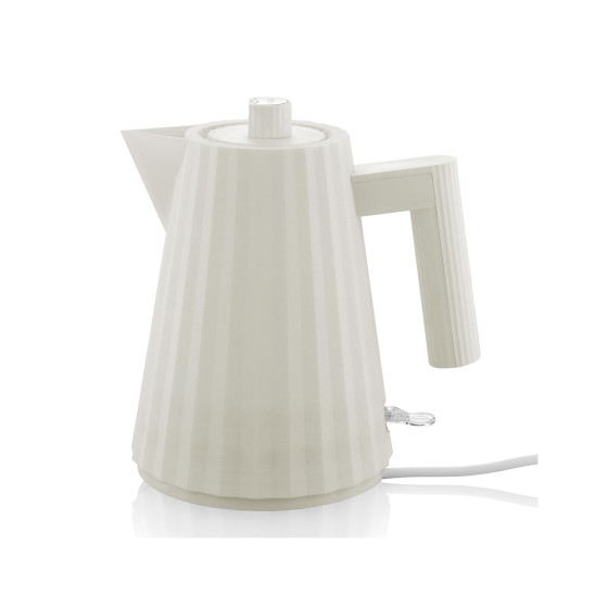 Alessi Electric kettle Plisse White, 1 l
