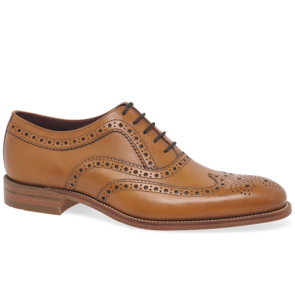  Men's Fearnley Mens Formal Lace Up Shoes - Tan Burnished - Size: 7.5