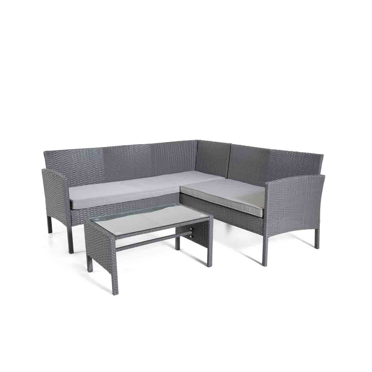 Outdoor Living Lakewood Corner Rattan Lounge Sofa