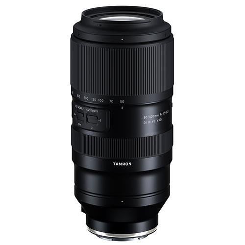 Tamron 50-400mm f4.5-6.3 Di III VC VXD Lens for Sony E