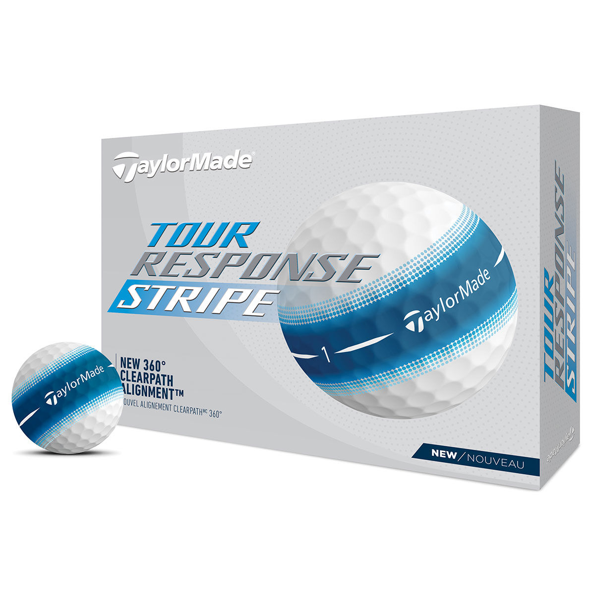  Tour Response Stripe 12 Golf Ball Pack, Mens, Blue | American Golf
