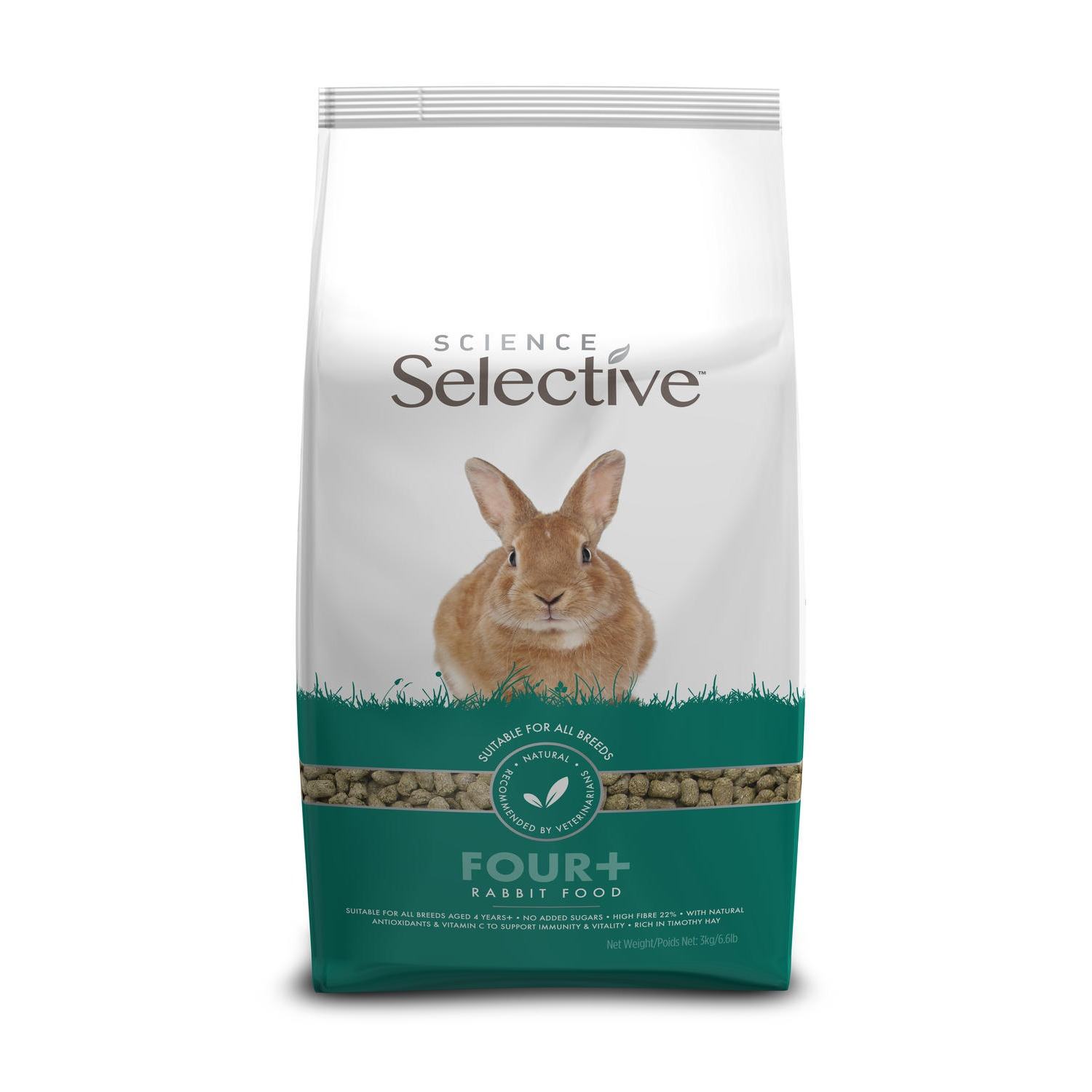 Supreme Pet Food Supreme Science Selective Mature 4+ Years Rabbit Food - 3kg