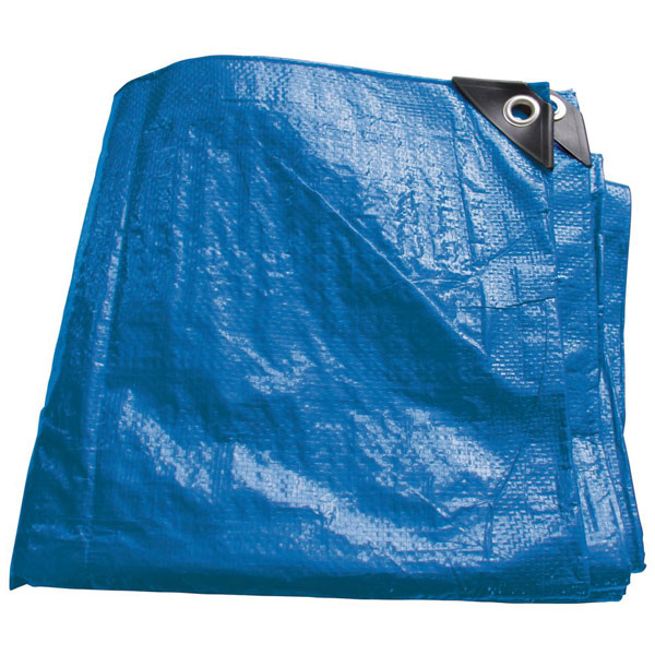  Heavy Duty Polyethylene Tarpaulin - Blue / 5m