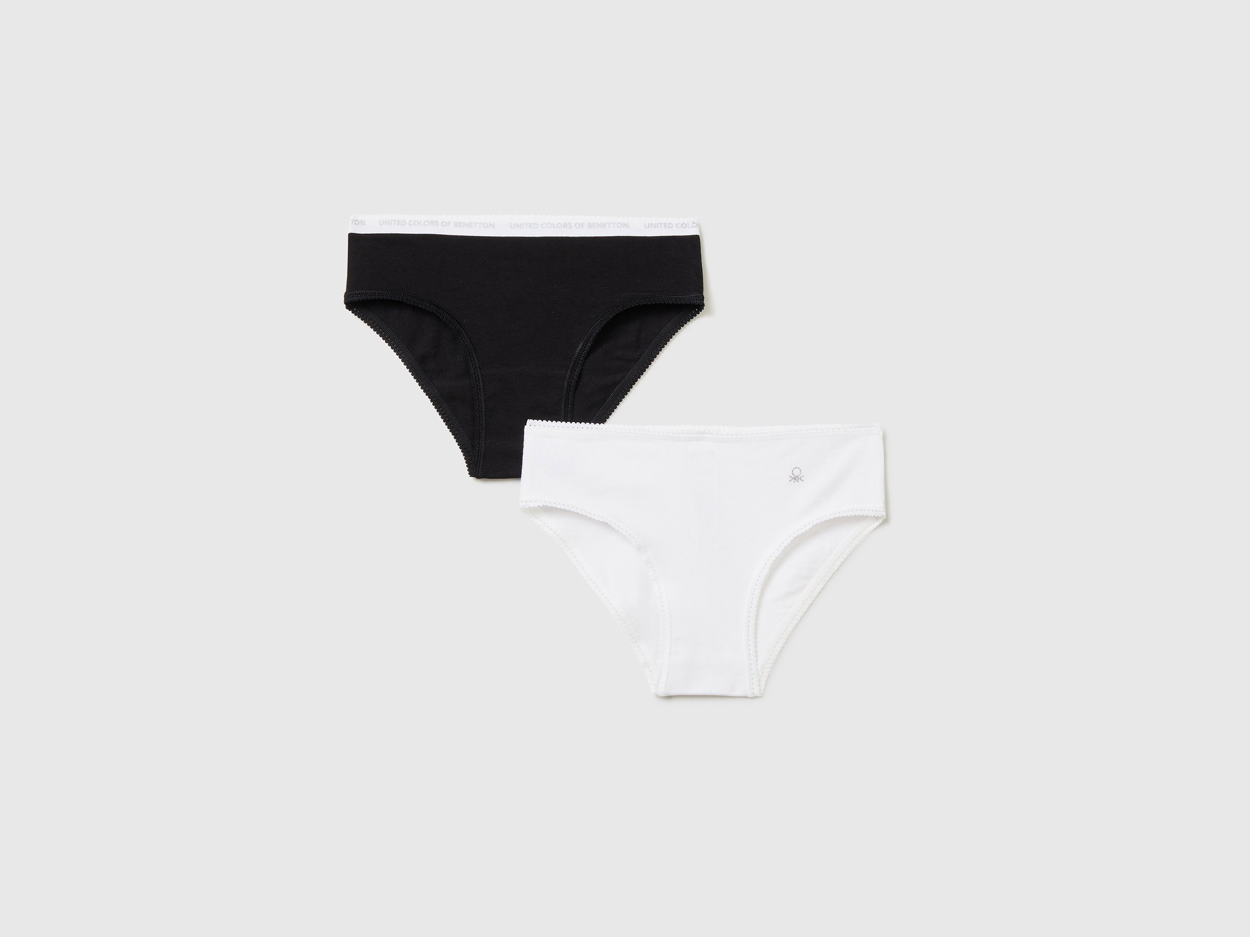 United Colors Of Benetton Benetton, Two Underwear In Stretch Cotton, taglia EL, Multi-color, Kids