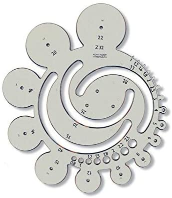 Loxley Arts Koh-i-noor Radius Circle Curves Technical Drawing Craft Stencil Template
