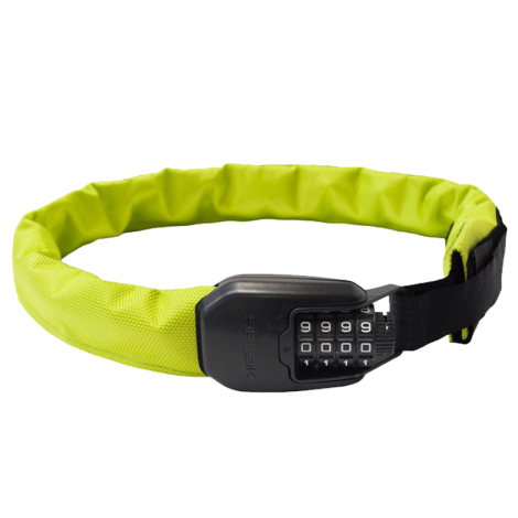 HipLok Spin Wearable Chain Lock - Neon / 75cm