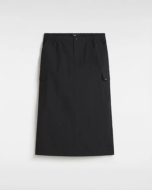 Vans Riley Parachute Cargo Skirt (black) Women Black, Size L