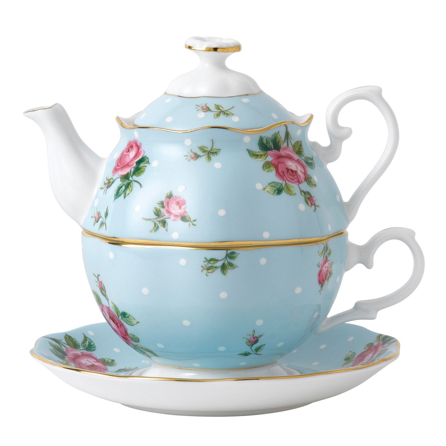 Royal Albert Polka Blue Tea for One
