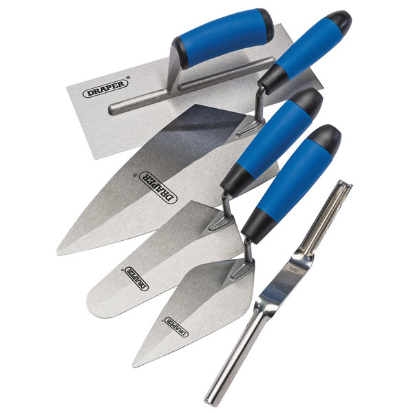  5 Piece Soft Grip Trowel Set