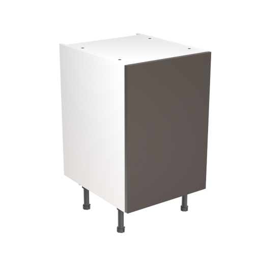 KitchenKIT Slab 50cm Base Cabinet - Matt Graphite