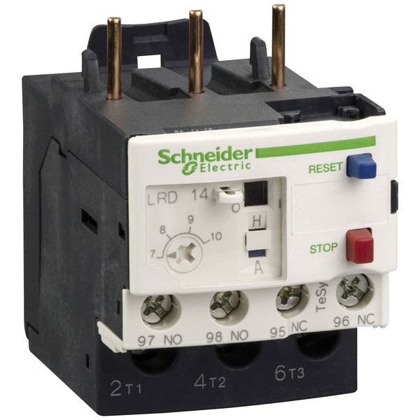 Schneider Electric Overload Relay - 1NO + 1NC, 2.5 → 4 A F.L.C, 4 A Contact Rating, 3P, TeSys
