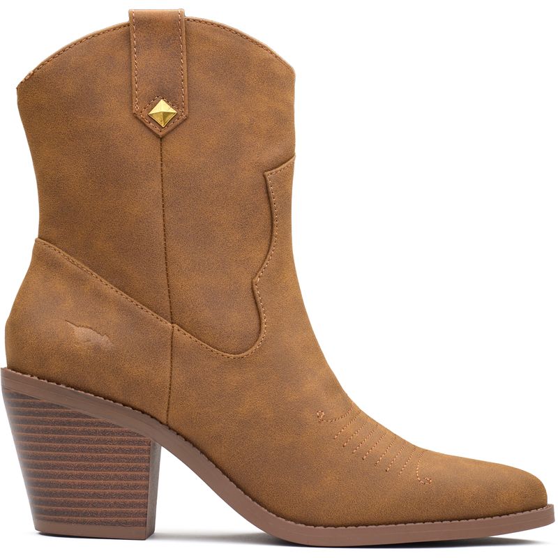  Feather Ankle Boots - Brown