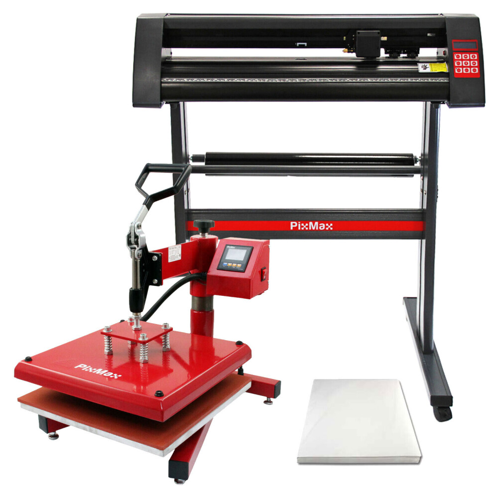 PixMax 38cm Swing Heat Press and Vinyl Cutter - Black