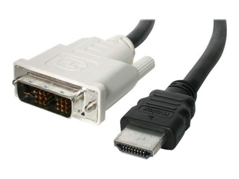 StarTech .com 1m HDMI&reg; to DVI-D Cable - M/M - 1 x HDMI Male Digital Audio/Video
