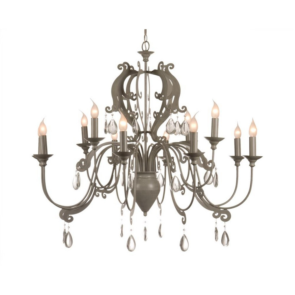 Netlighting Pedrera Multi Arm Chandeliers Grey