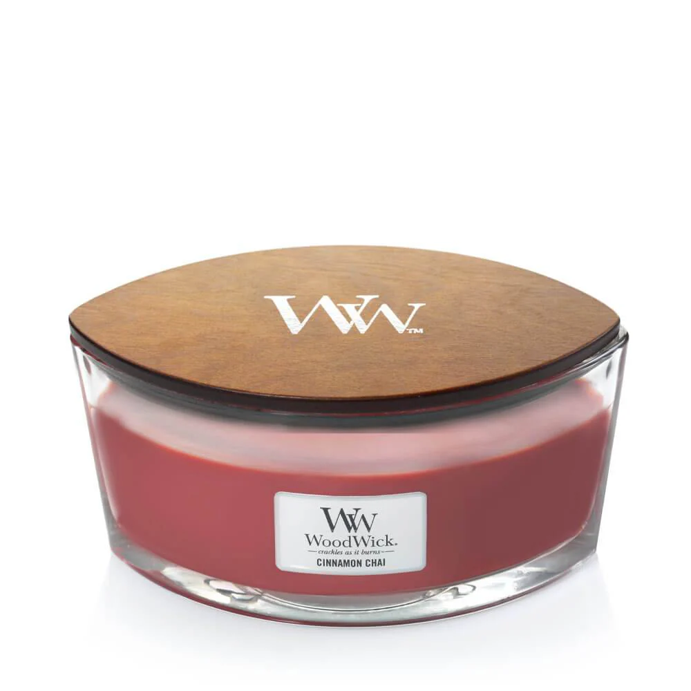 Woodwick Ellipse Candles Cinnamon Chai 453.6g / 16 oz.