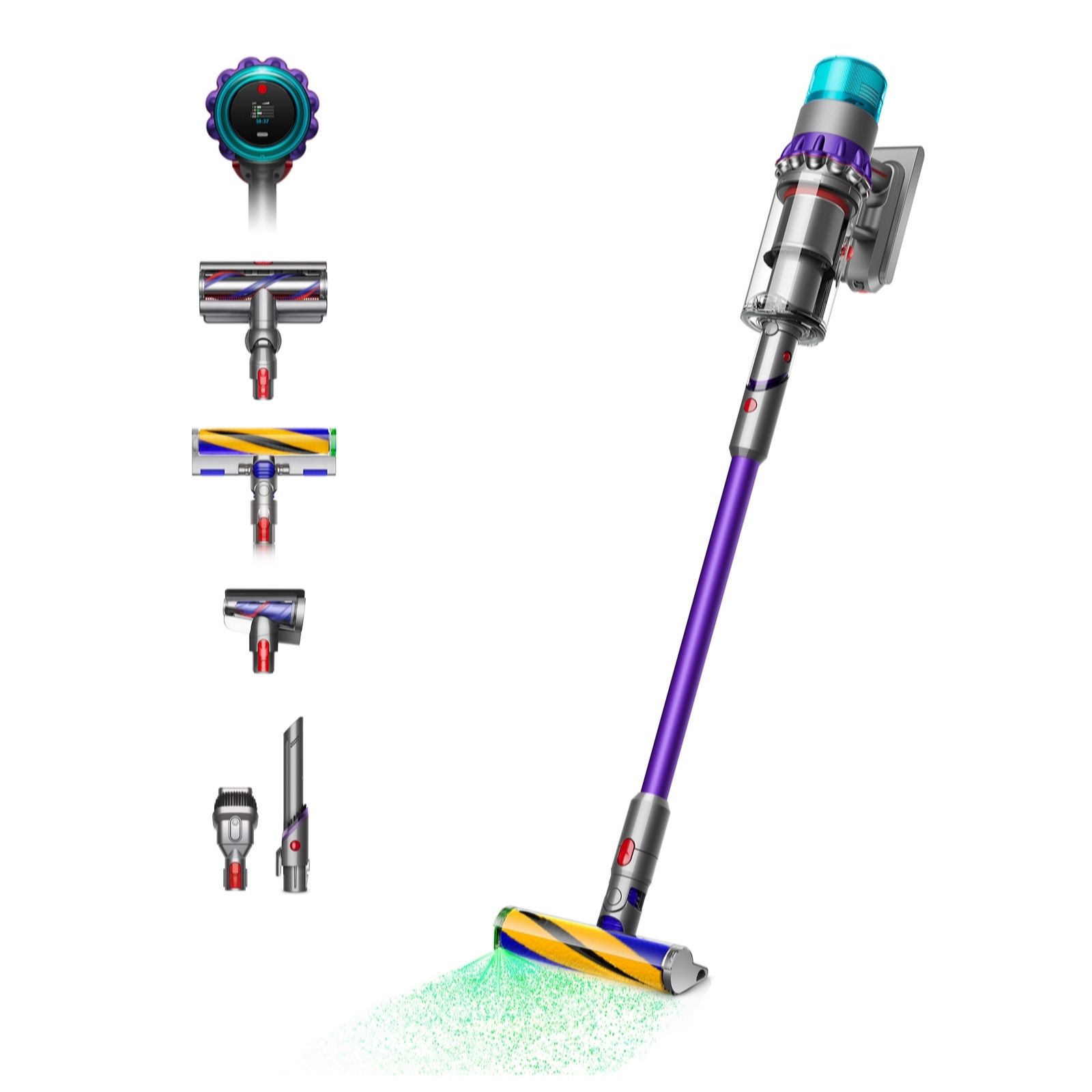 Dyson Gen5detect Absolute Cordless Vacuum Cleaner - Nickel & Blue, Blue,Silver/Grey