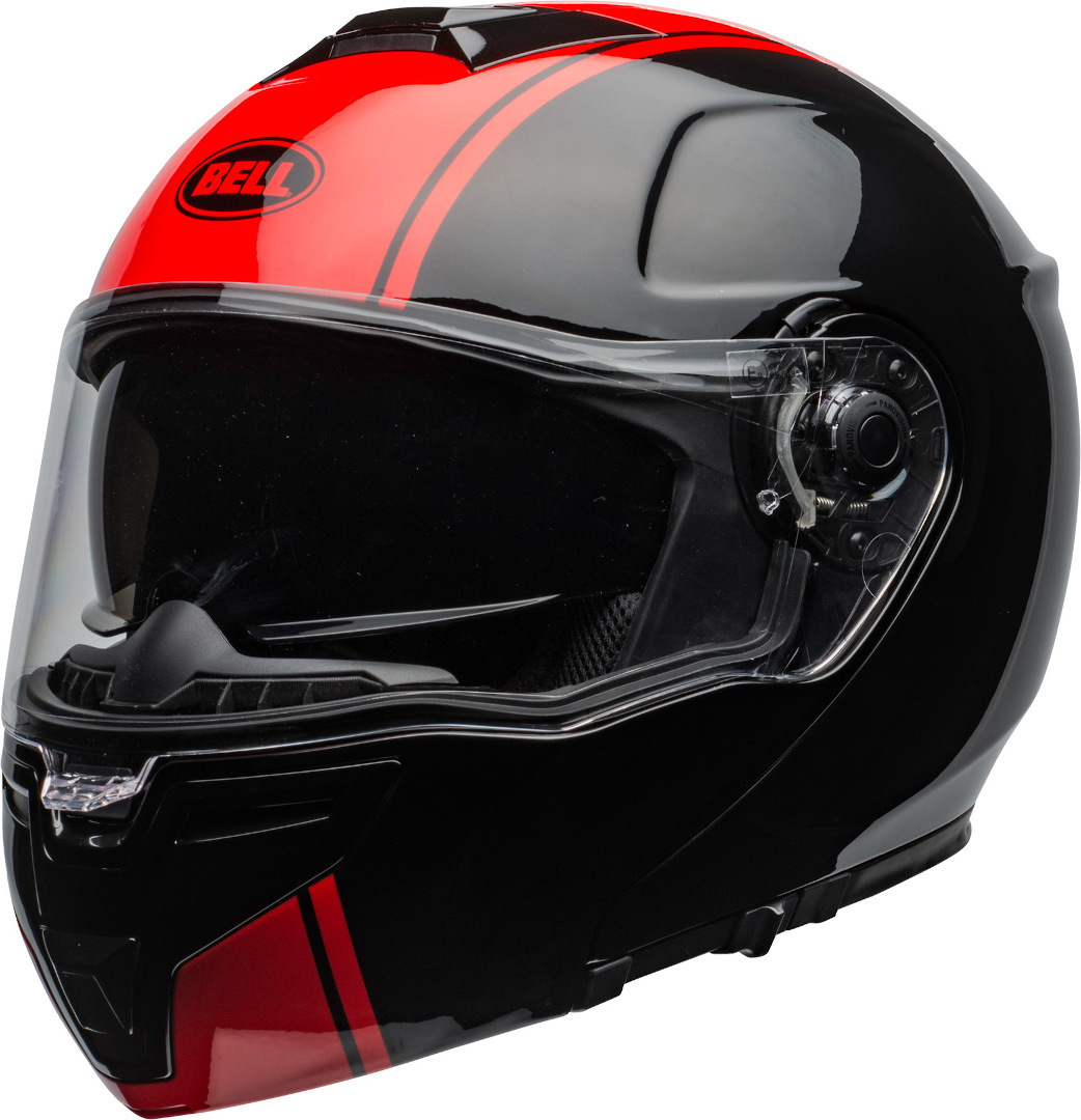 Bell SRT Modular Ribbon Helmet, black-red, Size L, black-red, Size L