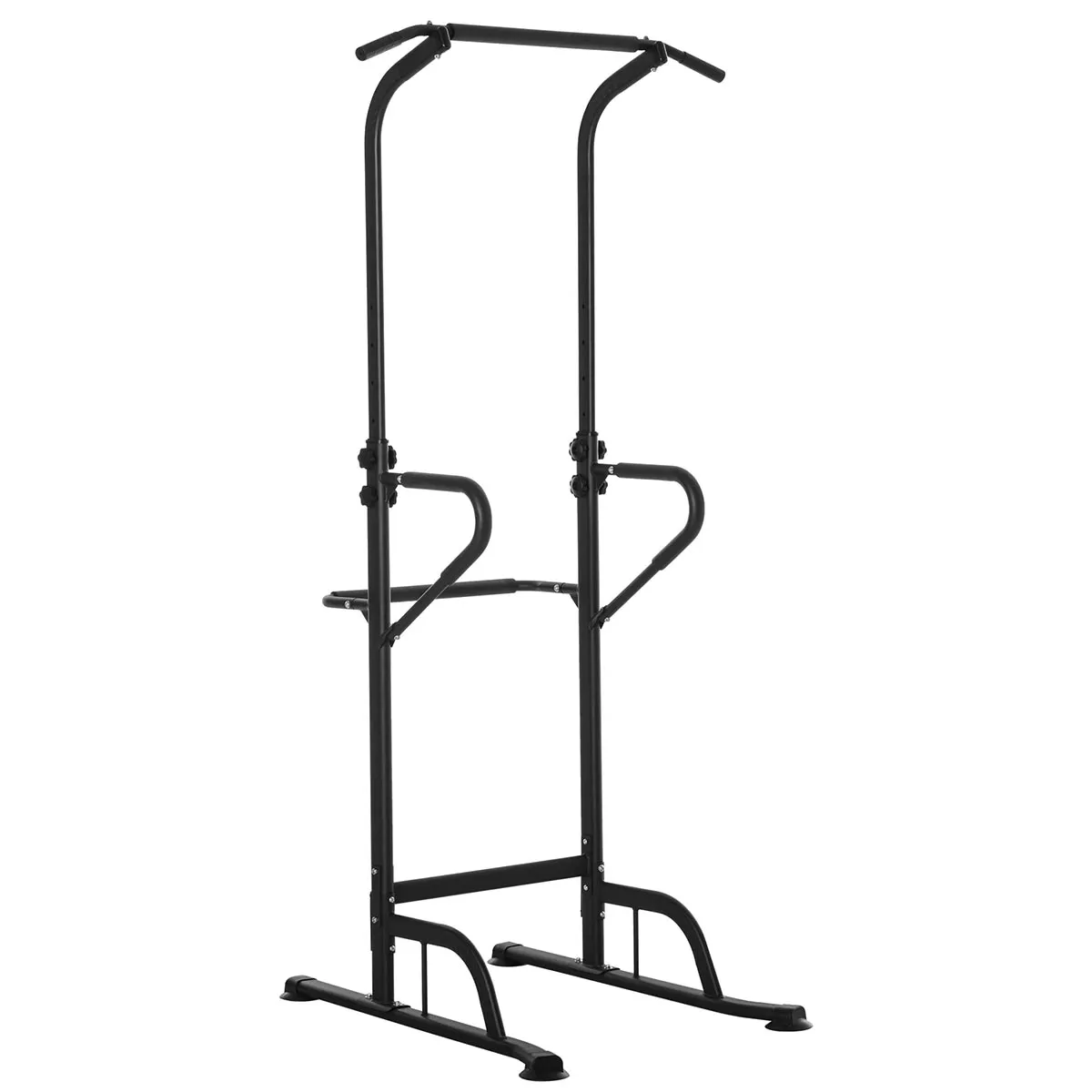 Homcom Power Tower Dip Station Pull Up Bar Multi-Function for Home Gym