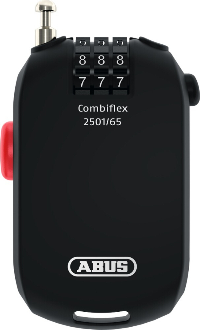 ABUS Combiflex Pocket Cable, black, Size 65 cm, black, Size 65 cm
