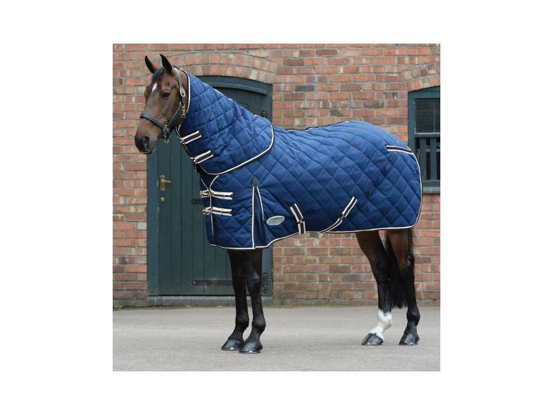 Weatherbeeta Stable Rugs | Weatherbeeta ComFiTec 210D Channel Quilt Mediumweight 250g Standard Stable Rug Colour Navy Size 5'0