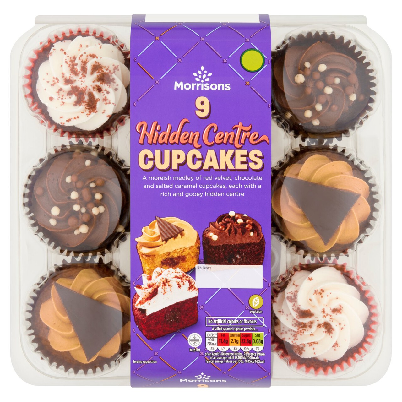 Morrisons Hidden Centre Cupcakes